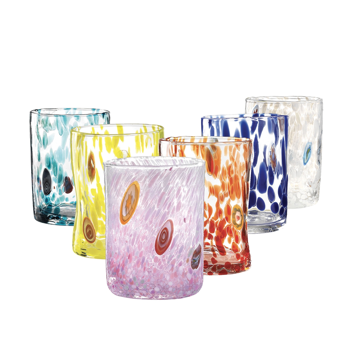 Lot de 6 verres en cristal Val Saint Lambert modèle Nestor taille Hamlet 124 mm