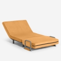 Fauteuil lit pliant gain de place en velours Deborah Twin Lux 