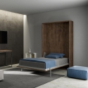 Letto francese 140x190cm a scomparsa verticale Kentaro Saldi