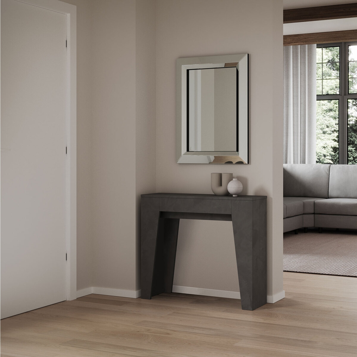 Console extensible entrée/cuisine design moderne 90×25-181 Narrow Vente