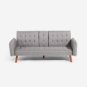 Schlafsofa 2-Sitzer verstellbar mit Armlehne und Getränkehalter Ember Preis