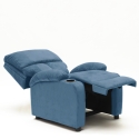 Fauteuil relax inclinable avec repose-pieds et compartiments Laura Light Modèle