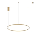Lámpara colgante redonda LED de aluminio 120 cm Hoop Oferta