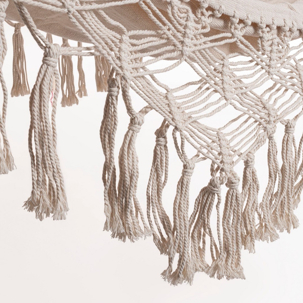 Hamaca de jardín de algodón estilo boho chic 200x100 Bizzotto Eldoris Características