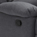 Sillón Mecedora Reclinable con Reposapiés de Tejido Sofia Coste