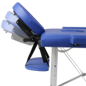 Camilla de Masaje de Aluminio Plegable Portátil 2 Secciones 210 cm Shiatsu Coste
