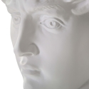 Escultura decorativa cabeza de hombre en resina 44x35,5x60 cm David Stock