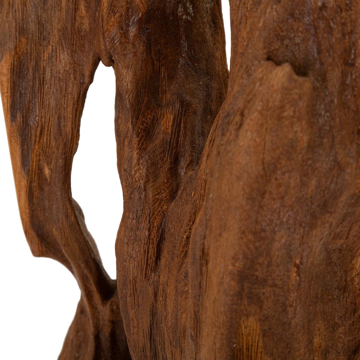 Handgefertigte dekorative Skulptur aus Teakholz im ethnischen Stil Rakat Katalog
