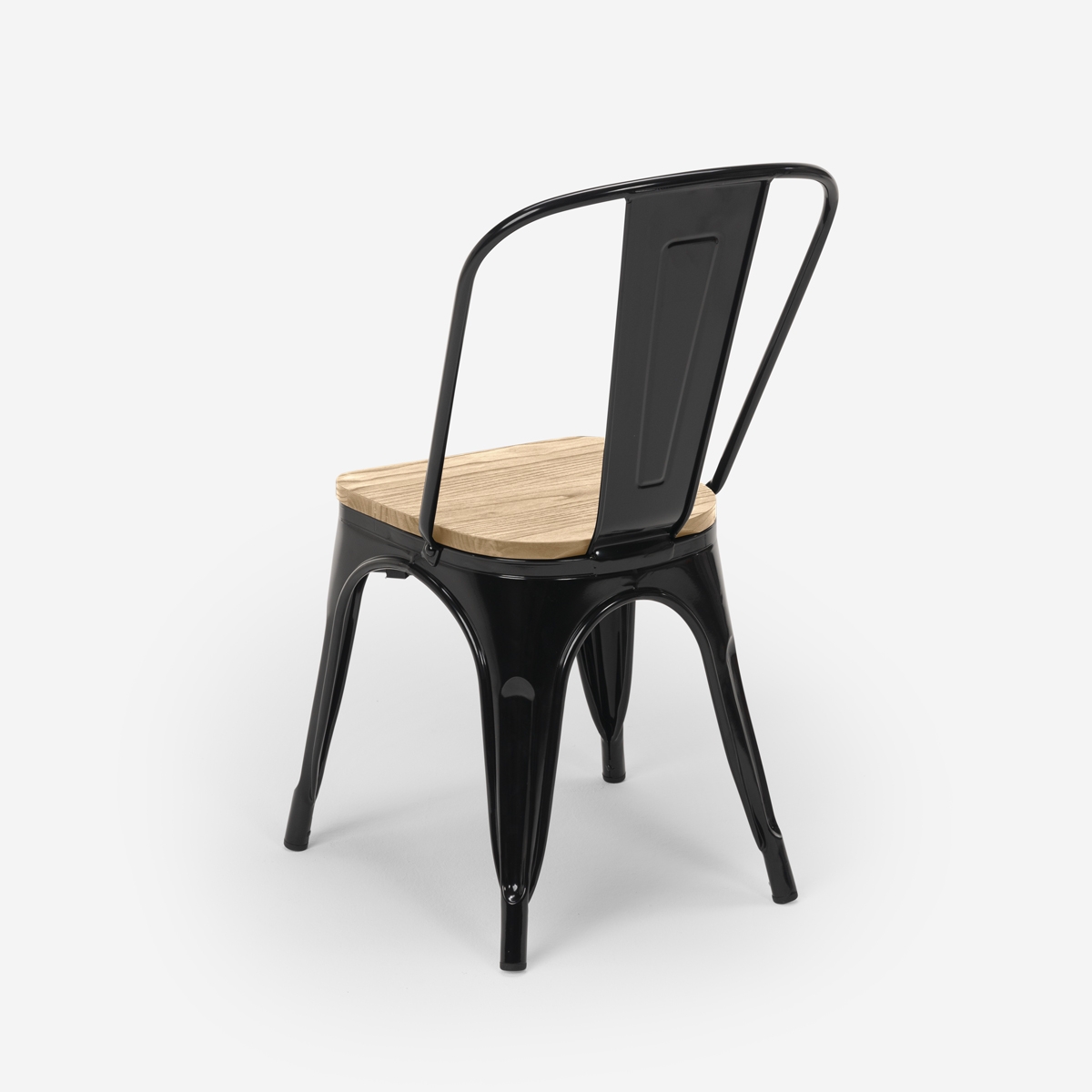 Sedia Industriale Bistro Wood - Sedie Da Disegno MobilieDesign - 3