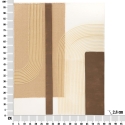 Abstraktes Gemälde auf Leinwand im Boho-Chic-Stil 100x80 cm Lofty Katalog