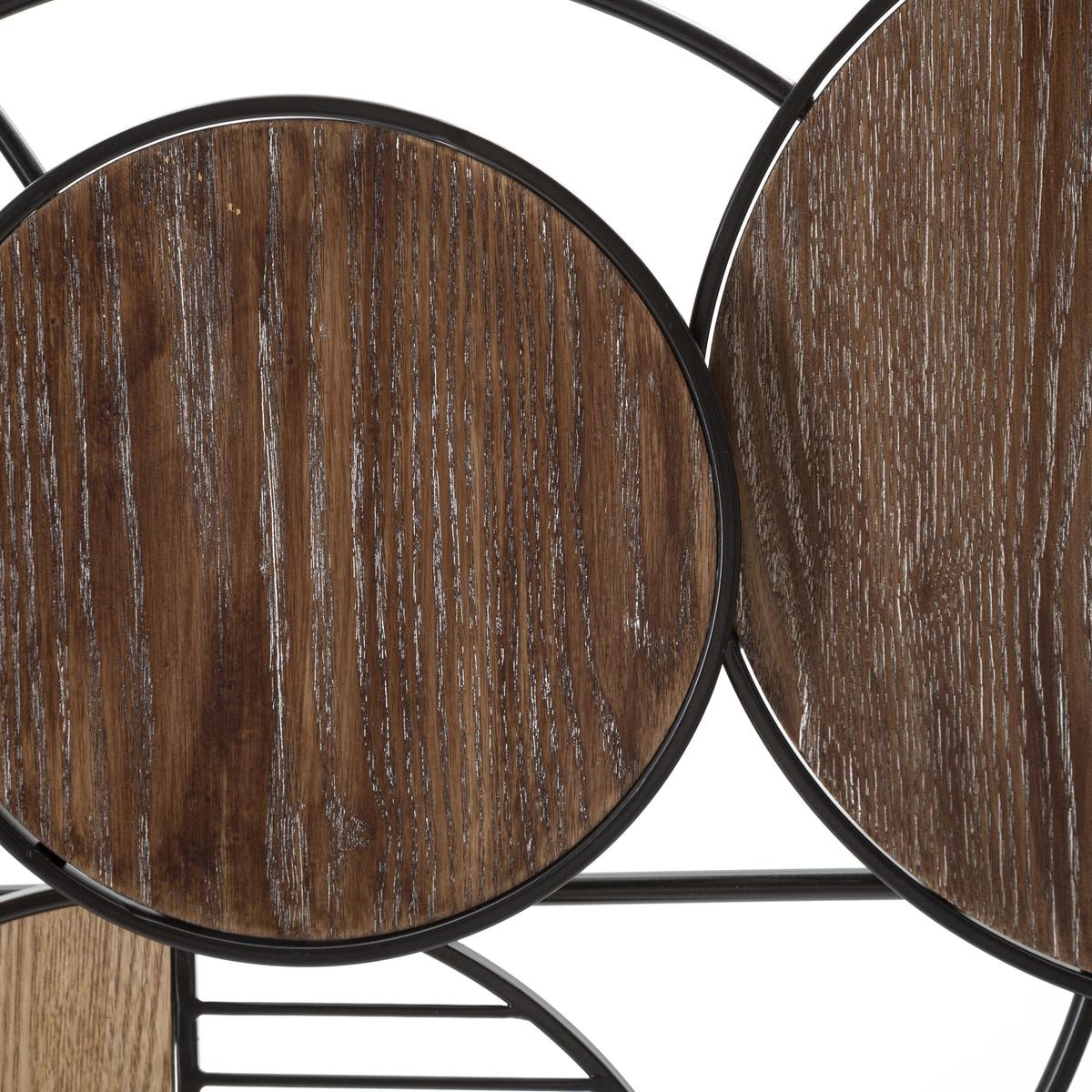 Wanddeko-Panel Holz Metall Boho Chic 134x69cm Woody Rabatte