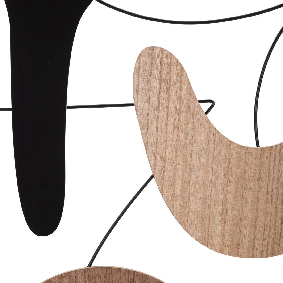 Moderner 3D-Dekopanel aus Holz und Metall für die Wand Astroy Angebot