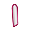 Wandspiegel mit gebogenem Stoffrahmen 160x60x4 cm Cloe Rabatte