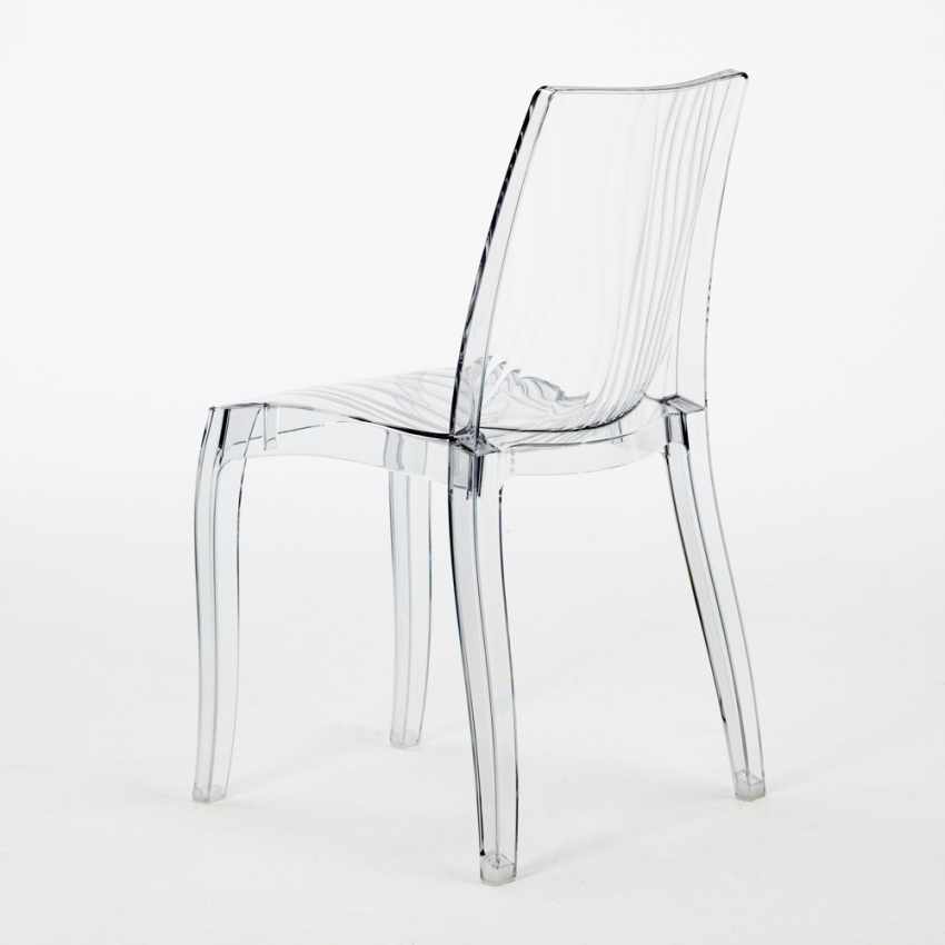 Lot de 18 Chaises Dune Grand Soleil transparentes Offre promo Stock Bar Réductions