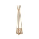 Porte-manteau en rotin avec porte-parapluies 49x175cm Panama Promotion