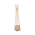 Porte-manteau en rotin avec porte-parapluies 49x175cm Panama Promotion