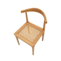 Set aus 2 Küchenstühlen aus Holz mit geflochtener Rattansitzfläche Japan Katalog