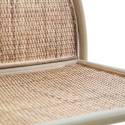 Libreria a parete in metallo e rattan 4 scaffali Panama Round Catalogo