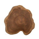 Taburete artesanal de madera de teca natural estilo étnico Budut Catálogo