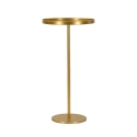 Table haute ronde en métal doré 51x100 cm Doha Offre