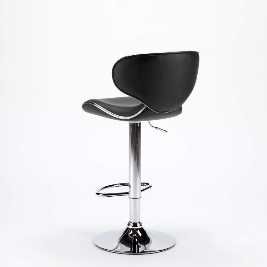Amarillo Design Moderner schwenkbarer Chrom Küchen- und Barhocker 