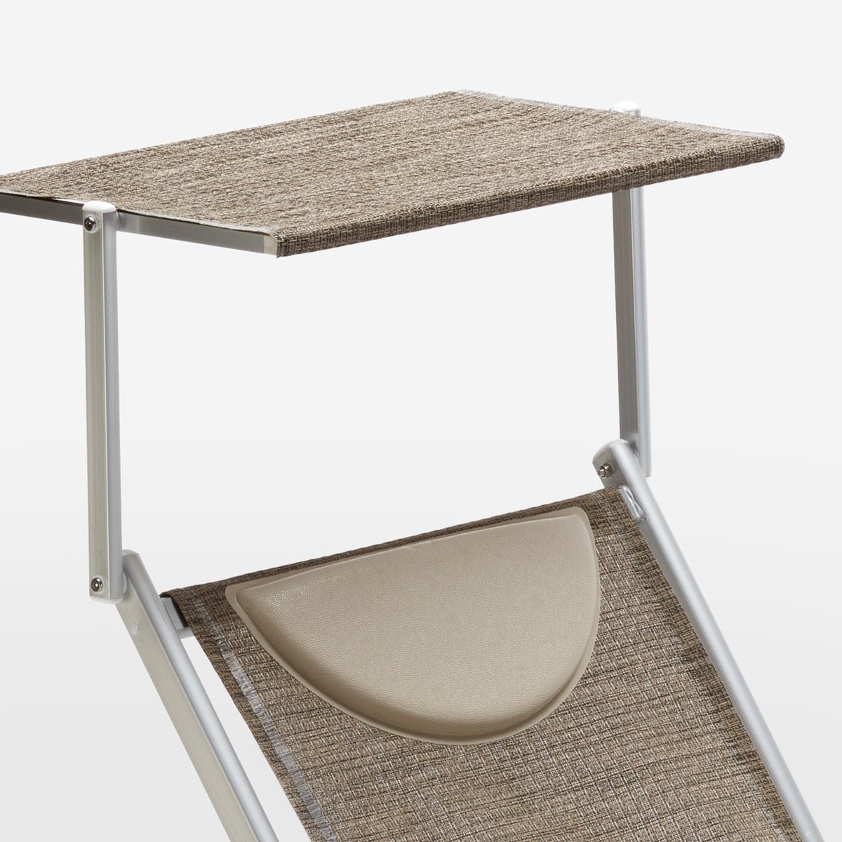 2 Lettini spiaggia mare prendisole alluminio Santorini Limited Edition 