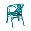 Sillón de ratán estilo vintage para interior y exterior Les Bateaux Características