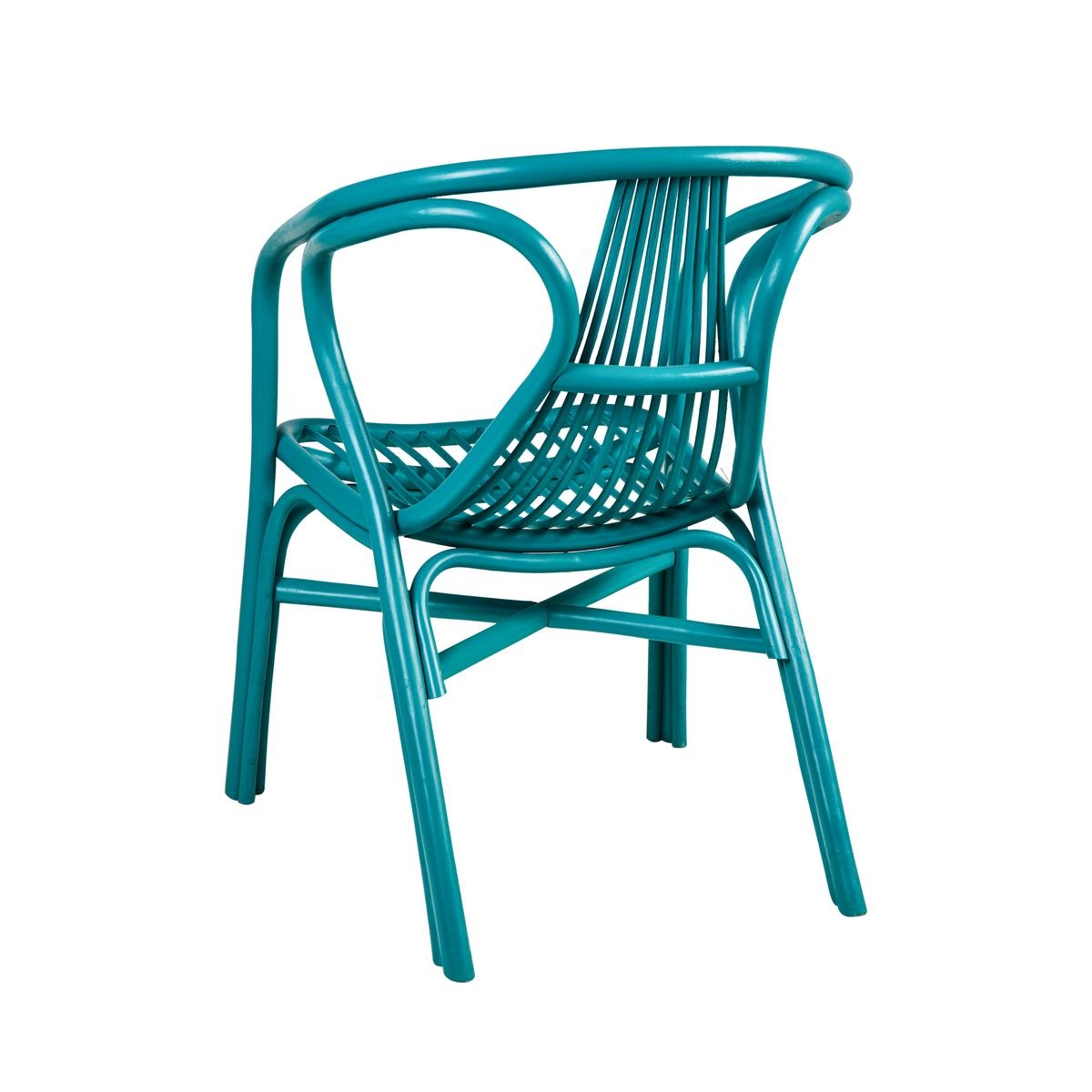 Sillón de ratán estilo vintage para interior y exterior Les Bateaux Características