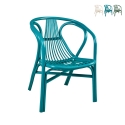 Sillón de ratán estilo vintage para interior y exterior Les Bateaux Oferta