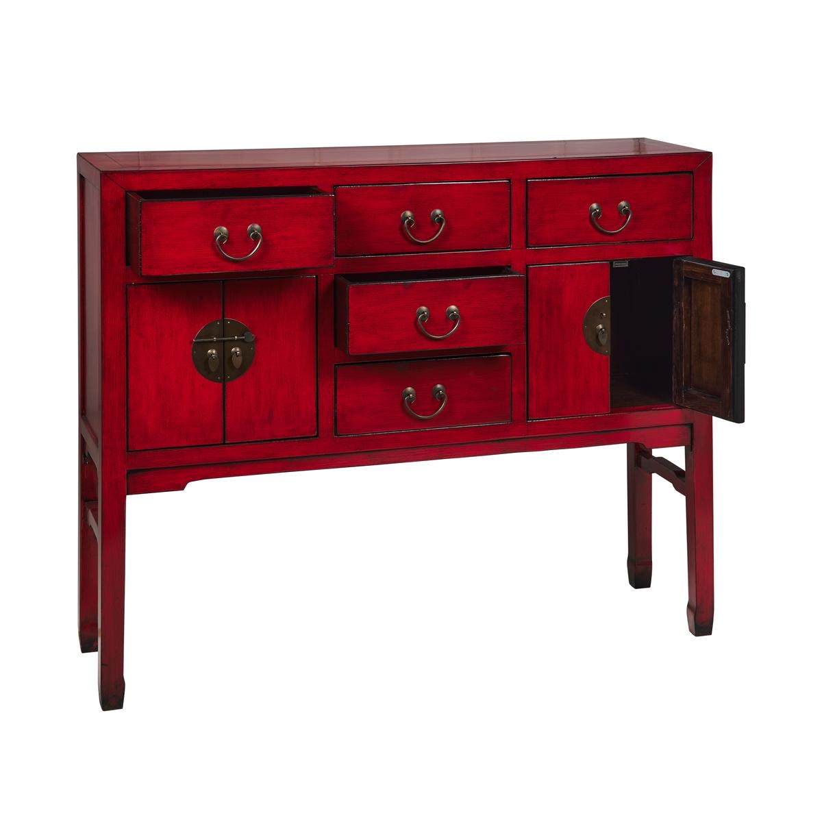 Consola de entrada estilo oriental con cajones y puertas Ningbo Modelo