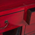 Consola de entrada estilo oriental con cajones y puertas Ningbo Características