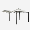 Gazebo 3,3x3,3 Meter Garten Bar Veranda Markt Pagode Antigua uv 