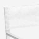 4 Sillas playa mar plegable portátil aluminio textilene Regista Gold 