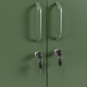 Armoire en acier peint 2 portes 50x80x185 Cambridge 