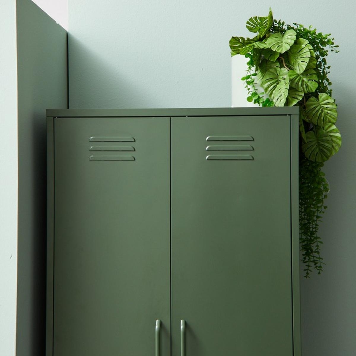 Armoire en acier peint 2 portes 50x80x185 Cambridge 