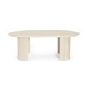 Tavolino da salotto elegante in legno di mango 130x80x45 Orlando Sconti