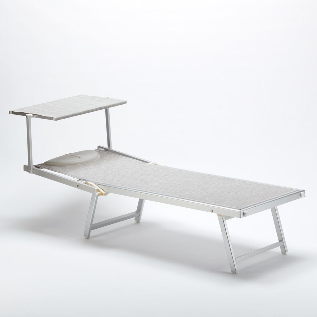 4er Set Sonnenliegen Luxus Italienischen Strandliegen mit Dach Italia 