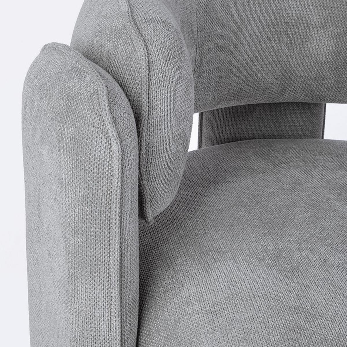 Moderne Designer-Polsterstuhl aus Stoff Bizzotto Aisha 