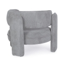 Moderne Designer-Polsterstuhl aus Stoff Bizzotto Aisha 