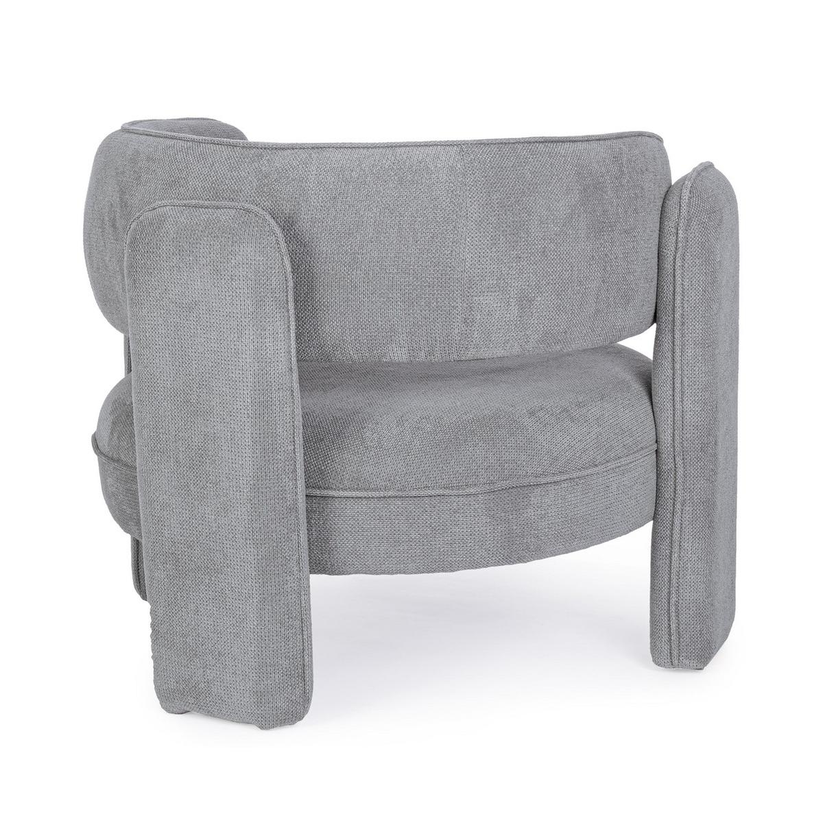 Moderne Designer-Polsterstuhl aus Stoff Bizzotto Aisha 