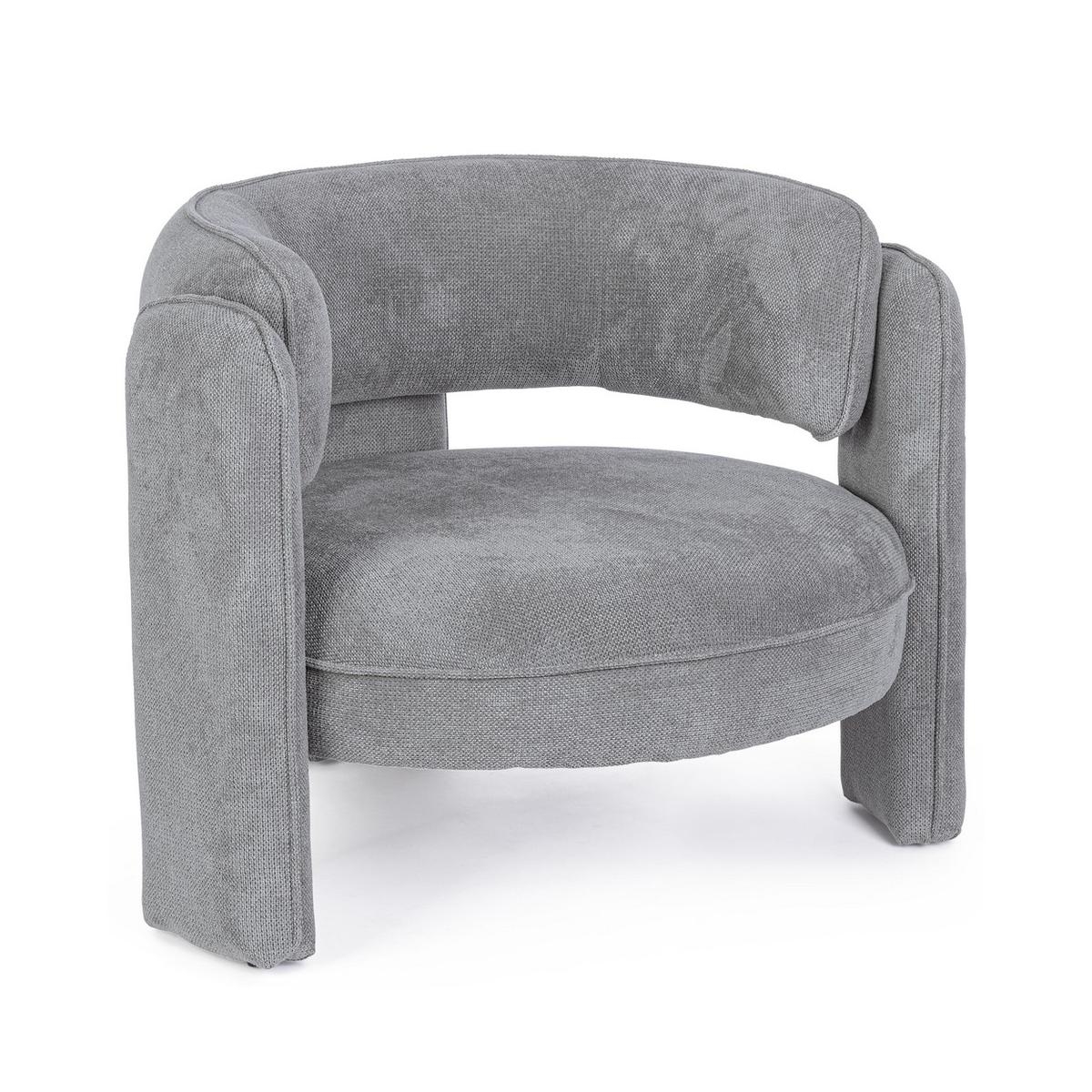 Moderne Designer-Polsterstuhl aus Stoff Bizzotto Aisha 