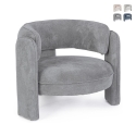 Moderne Designer-Polsterstuhl aus Stoff Bizzotto Aisha Rabatte