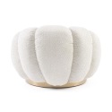 Poltrona girevole in bouclé design moderno Bizzotto Florel Costo