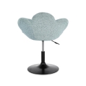 Set mit 2 modernen, verstellbaren Sesseln Bizzotto Fleur Schwarz 