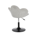 Set de 2 fauteuils modernes réglables Bizzotto Fleur Noir 