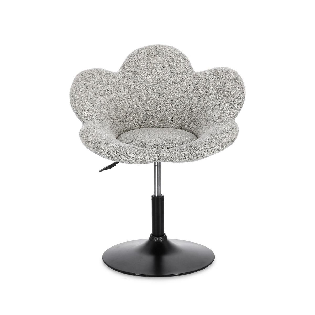 Set de 2 fauteuils modernes réglables Bizzotto Fleur Noir Modèle