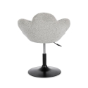 Set de 2 fauteuils modernes réglables Bizzotto Fleur Noir 