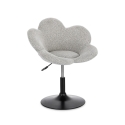 Set de 2 fauteuils modernes réglables Bizzotto Fleur Noir 