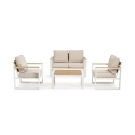 Garten-Lounge-Set mit Sesseln, Sofa und Tisch Bizzotto Leandro Kauf