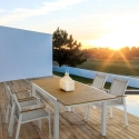 Table extensible en polywood pour extérieur 75x140-200 Elias Remises